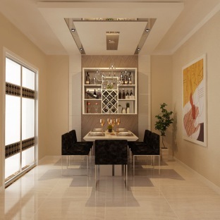 現代二居室餐廳裝修賞析 打造簡約與功能性并存的用餐空間