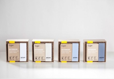 Crew混合乳膠漆 以包裝設計賦能品牌，打造家居煥新體驗